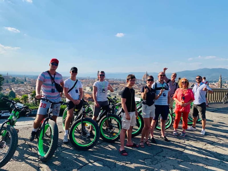 Florence: E-Bike Tour with Michelangelo Square - Through Florence’s historic center