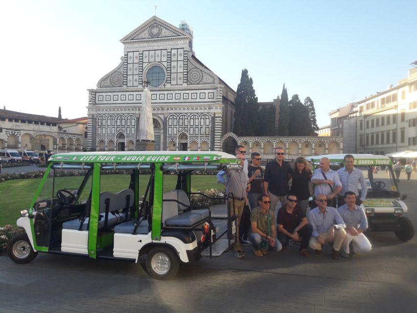 Florence: Eco-Friendly Golf Cart City Tour with Audio Guide - Ponte Vecchio and the crossing into Oltrarno