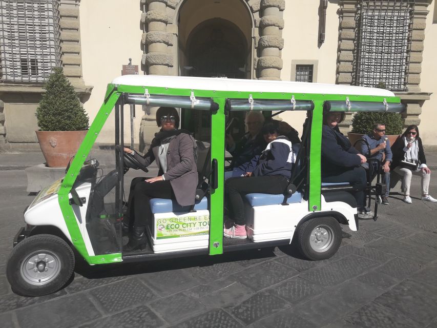 Florence: Eco-Friendly Golf Cart City Tour with Audio Guide - The longer route to Piazzale Michelangelo