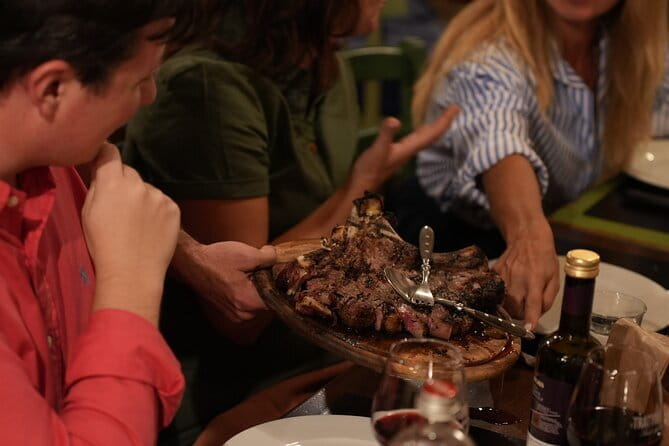 Florence Evening Food Tour with Florentine Steak & Tuscan Wine - Via dei Neri and the aperitivo spread