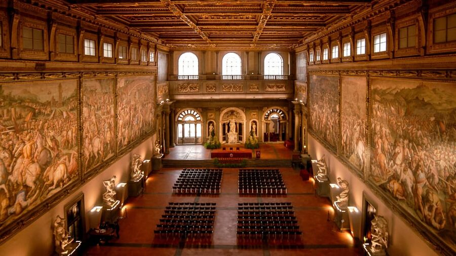 Florence: Palazzo Vecchio Skip-the-Line Entry Ticket - The Hall of the Five Hundred is the great payoff