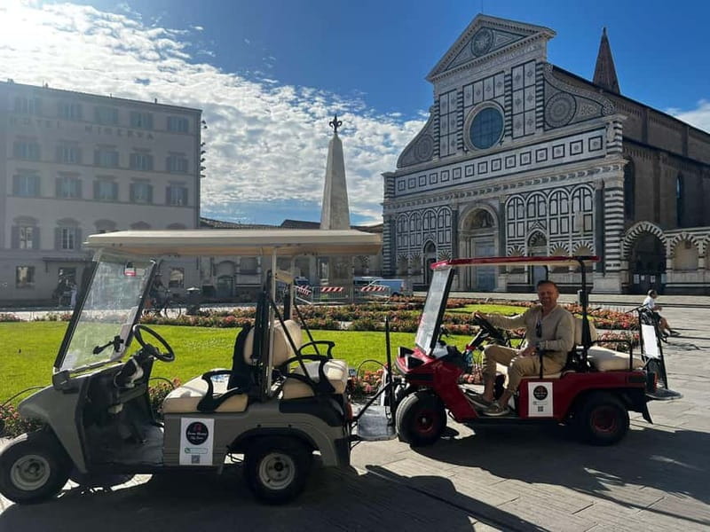 Florence: Private Electric Mini Car Tour with Local Guide - Palazzo Pitti, Santo Spirito, and Santa Croce