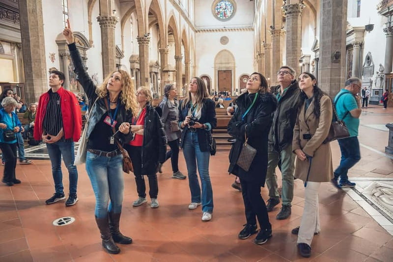 Florence: Santa Croce Church Tour with Entry Ticket - The first interior details, from Niccolini to Donatello