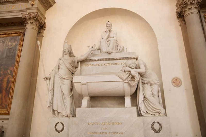 Florence: Santa Croce Church Tour with Entry Ticket - The marble façade, bell tower, crypt, and chapels