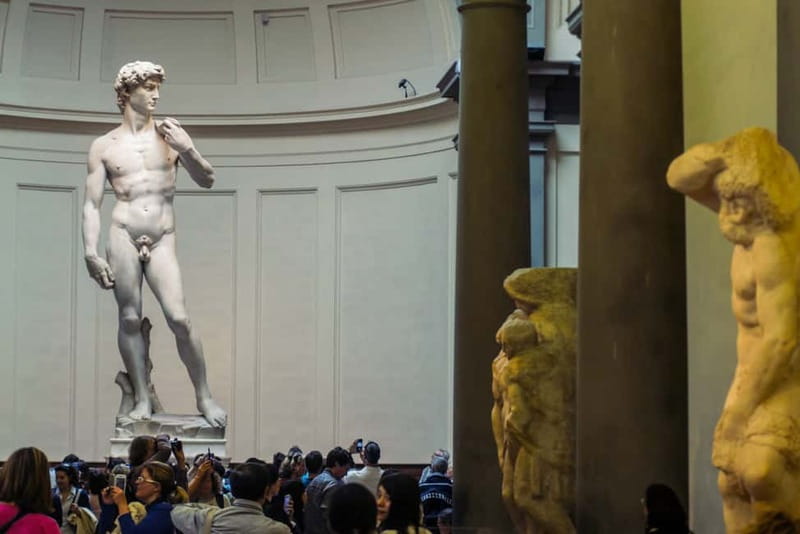 Florence: Skip-the-line David at the Accademia & Duomo Tour - Inside the Accademia with Michelangelo’s David
