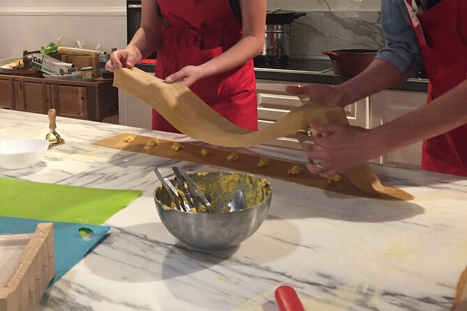 Florence Small-Group Pasta Class with Seasonal Ingredients - Making dough by hand, not watching a show