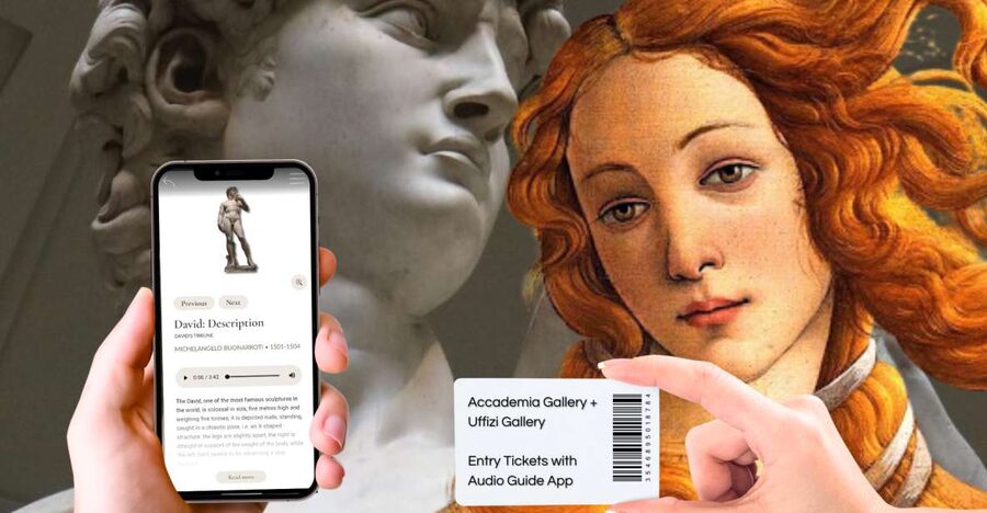 Florence: Uffizi & Accademia Priority Tickets with Audio App - What this Florence museum day actually includes