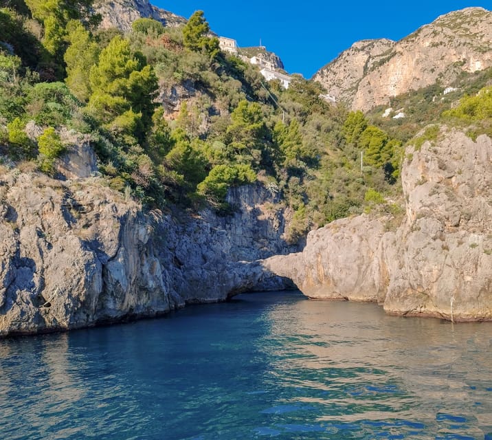 From Amalfi: Coast & Furore Fjord Boat Tour with Swim Break - The 30-minute swim stop