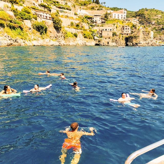 From Amalfi: Coast & Furore Fjord Boat Tour with Swim Break - Leaving Amalfi at 11:00