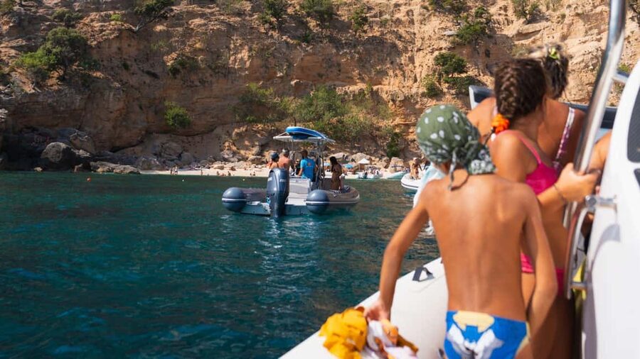 From Arbatax: RIB tour to Cala Mariolu and Cala Goloritzè - The final swim near Isolotto d’Ogliastra