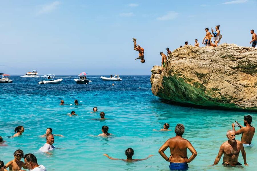 From Cala Gonone: Gulf of Orosei Dinghy Trip - Caletta Zio Santoru and the final swim