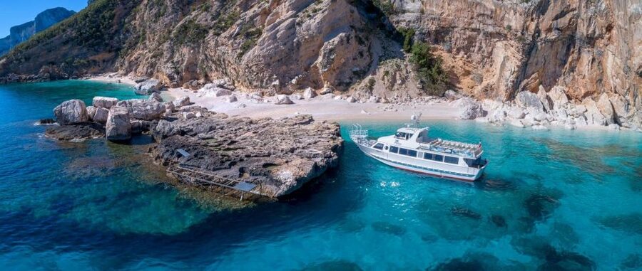From Cala Gonone: Orosei Gulf Cruise with Stops - The run toward Cala Luna and Bue Marino