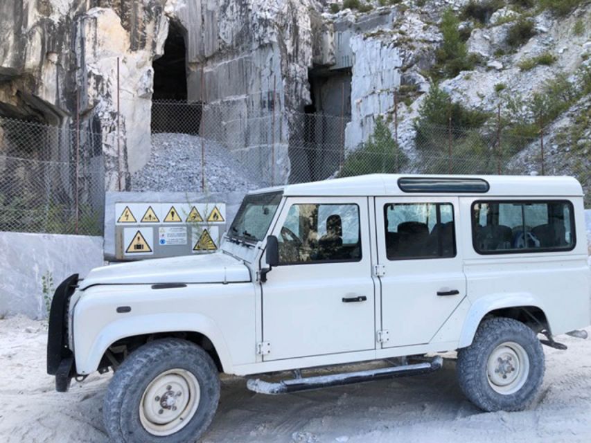 From Carrara: Marble Quarries Jeep Tour with Lardo Tasting - Key points to know before you go