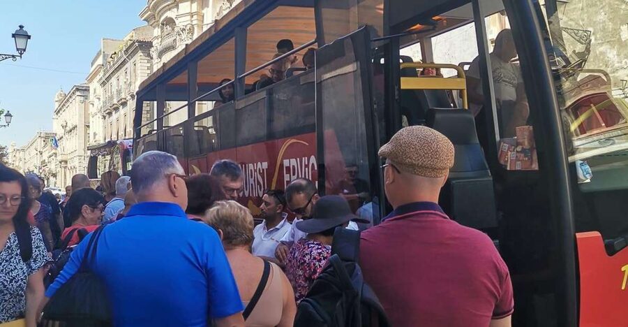 From Catania: Etna tour by Panoramic Bus - The ride through Catania Province