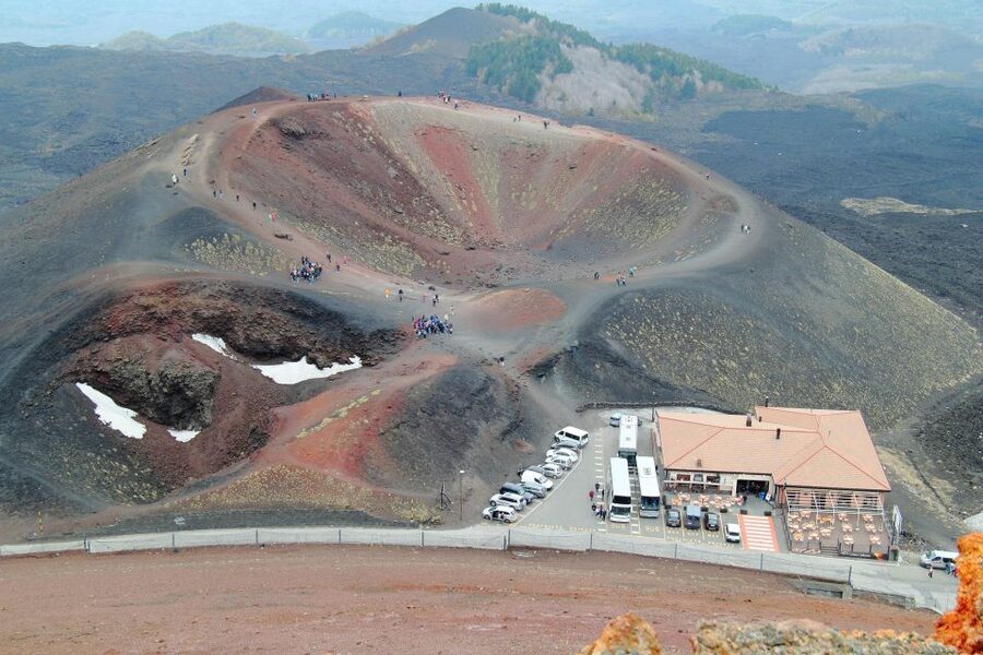 From Catania: Etna tour by Panoramic Bus - The audio guide and the role of the driver