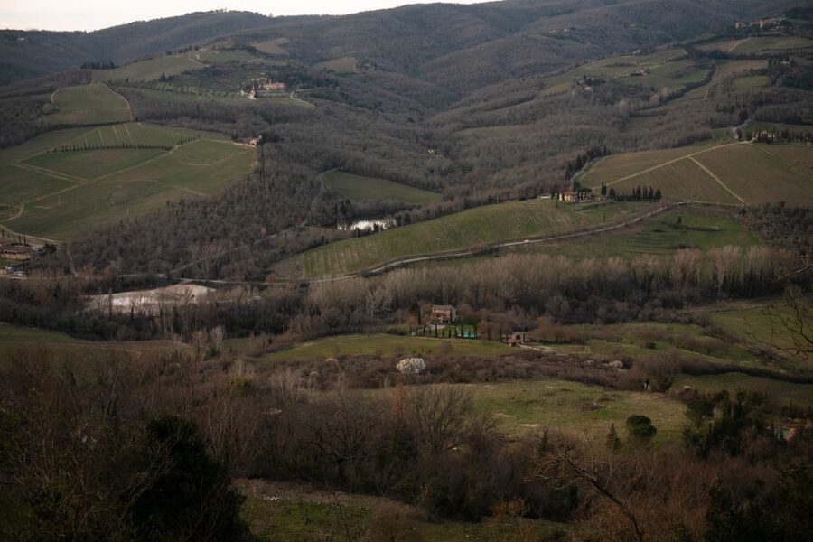 From Florence: Private Chianti Hills Tour with Tasting - First tasting: three Chianti wines with local food