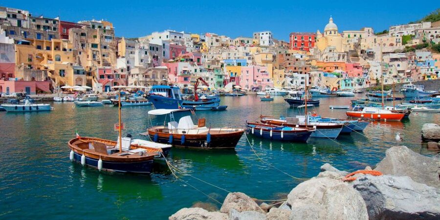 From Ischia: Procida Island Full-Day Boat Tour with Lunch - Aragonese Castle From the Water
