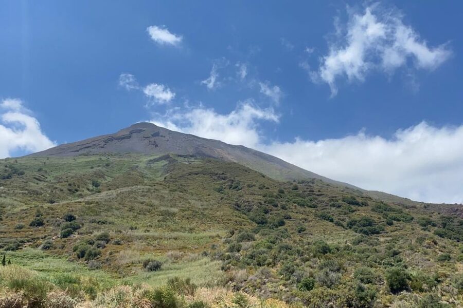 From Lipari: Panarea and Stromboli Cruise with Stops - Panarea and the blue waters of Cala Junco