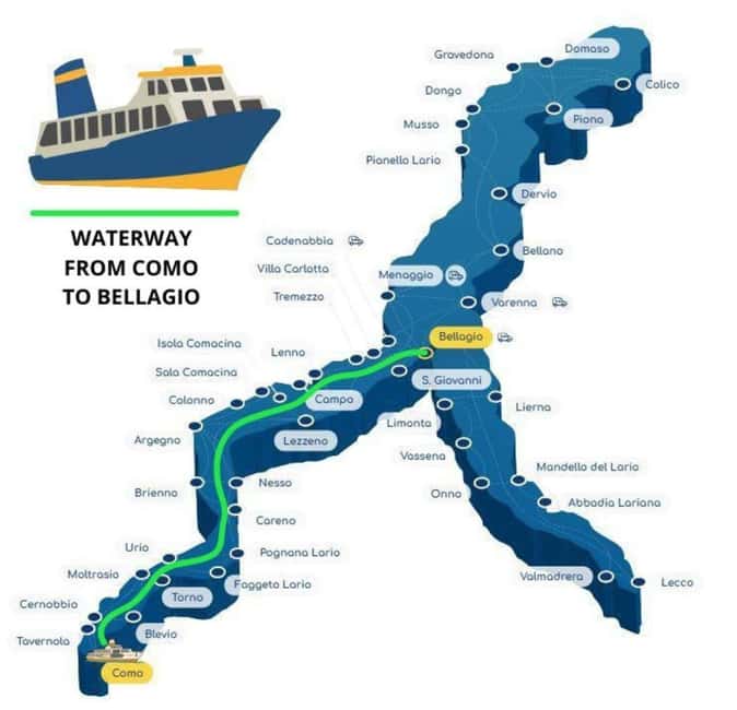 From Milan: Lake Como Cruise with Visits to Como & Bellagio - Bellagio, the Pearl of the Lake