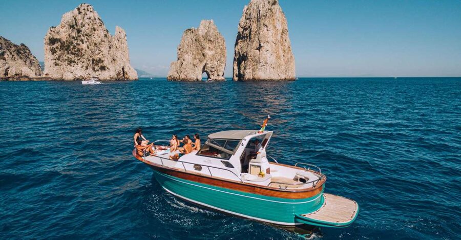 From Naples: Capri Boat Day Trip with Drinks - Meeting in Naples and reaching the Sorrento coast