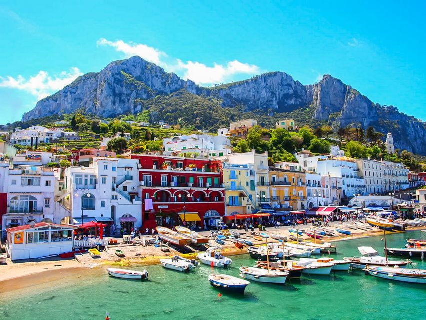 From Naples: Capri Guided Tour with Ferry Tickets & Minibus - The Gardens of Augustus and the Faraglioni views