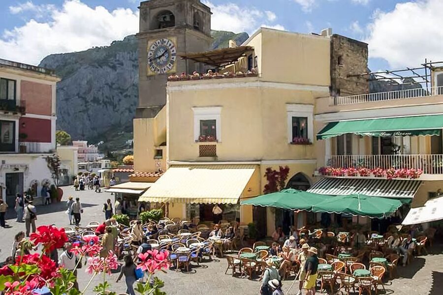 From Naples: Capri Guided Tour with Ferry Tickets & Minibus - Meeting in Naples and crossing to Marina Grande