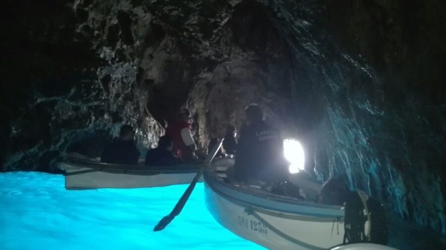 From Naples: Full-Day Capri Island and Blue Grotto Tour - The Blue Grotto and its famous blue light