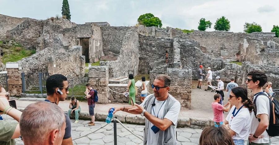 From Naples or Sorrento: Pompei Half-Day Tour - The arena and the scale of Pompeii