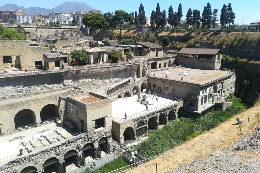 From Naples: Pompeii and Herculaneum Tour with Lunch - How much walking and heat should you expect?