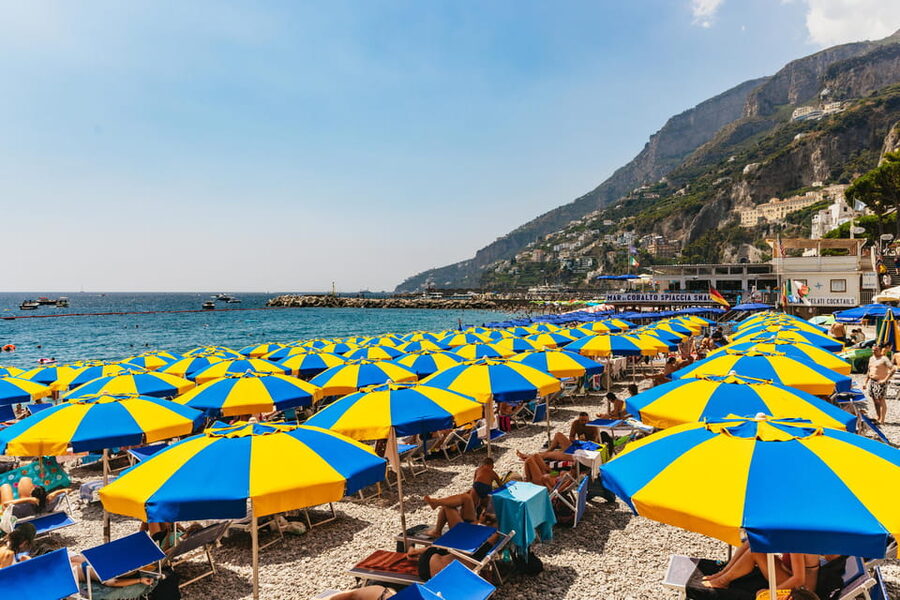 From Naples: Positano and Amalfi Boat Tour with Drinks - Sailing past Marina Grande and the Sorrento coast