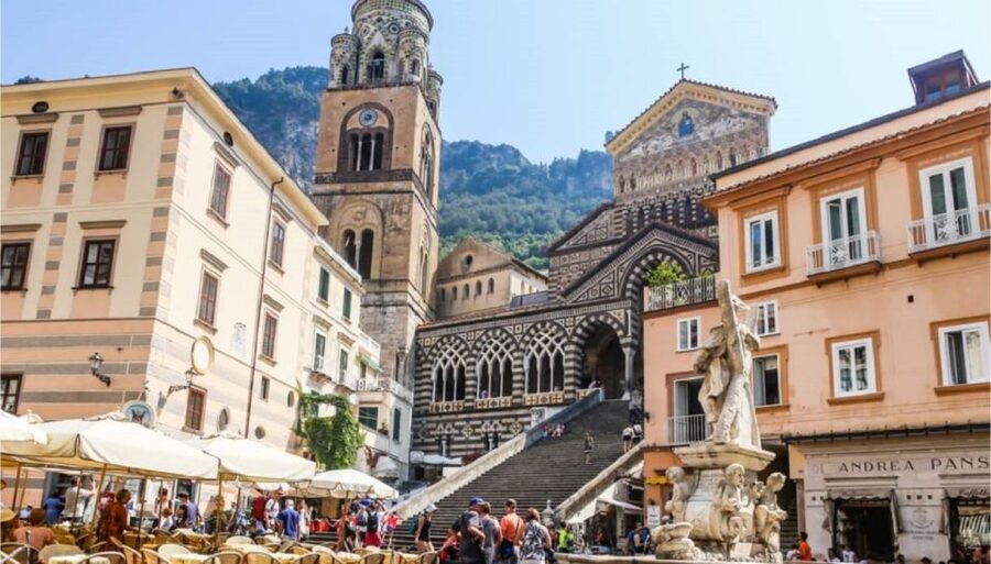From Naples: Sorrento and Amalfi Coast Shared Day Trip - Amalfi: cathedral, lanes, and a busier center