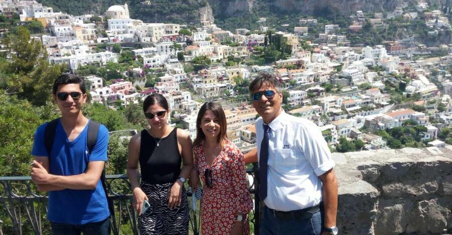From Naples: Sorrento and Amalfi Coast Shared Day Trip - Leaving Naples in a compact van