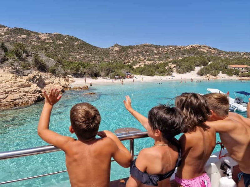 From Palau: 4 stops boat tour to La Maddalena archipelago - Key points at a glance