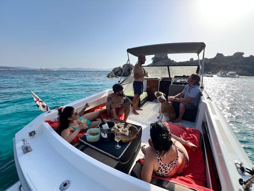 From Palau/La Maddalena: All inclusive Yacht Tour - Spargi and the coves of Cala Soraya and Cala Granara