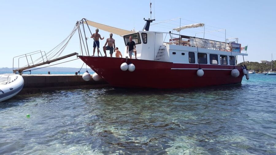 From Palau: La Maddalena Archipelago Boat Tour with Pasta - Budelli combines natural pools with a famous photo stop