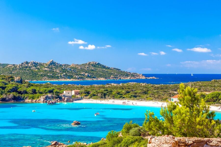 From Palau: La Maddalena Archipelago Boat Tour with Pasta - La Maddalena town adds a useful change of pace