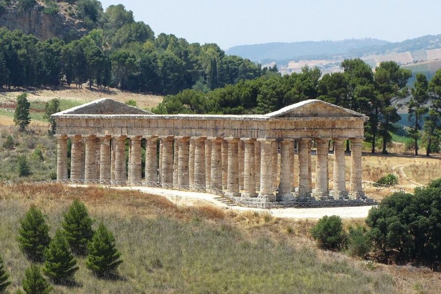 From Palermo: Erice, Salt Pans, and Segesta Day Trip - The Trapani salt pans: an old trade still in use