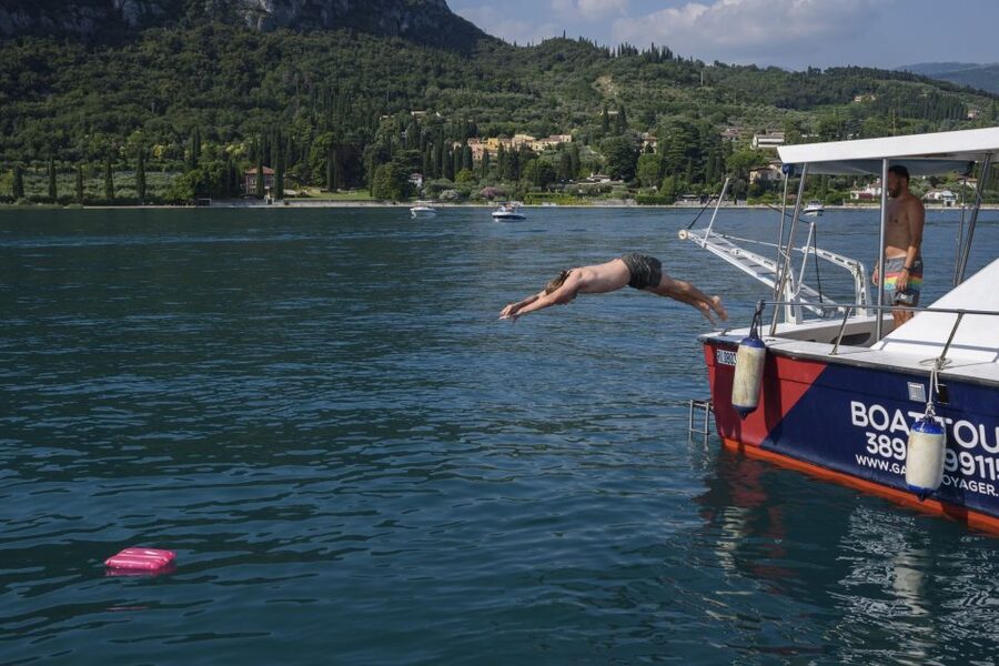 From Peschiera: Garda East Coast Cruise to Sirmione - The Swim Stop: A Lake Garda Memory With Rules