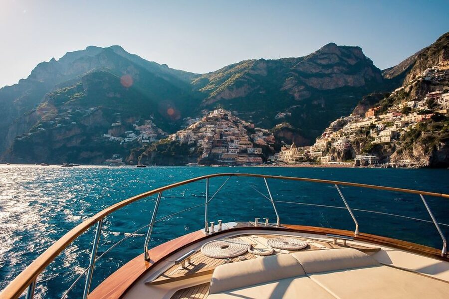 From Salerno: Day Trip to Amalfi Coast by Boat with Drinks - The first swimming stop and time in the water