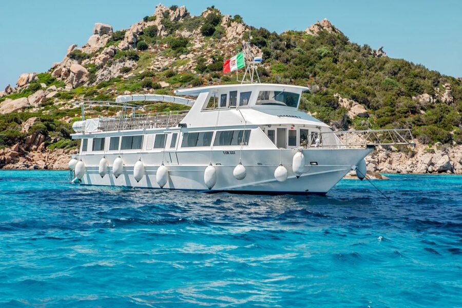 From Santa Teresa Gallura: La Maddalena Full-Day Boat Tour - Lunch arrives from the onboard galley