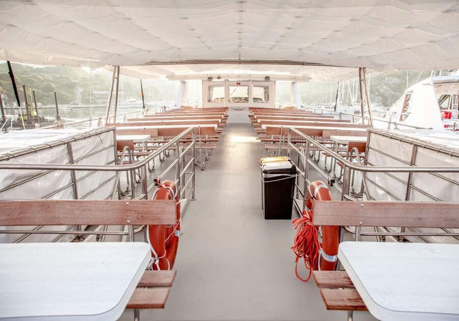 From Santa Teresa Gallura: La Maddalena Full-Day Boat Tour - Comfort, seating, and the onboard setup