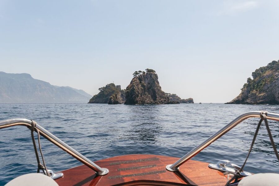 From Sorrento: Amalfi and Positano Full-Day Trip by Boat - Passing Li Galli and the Emerald Grotto Area