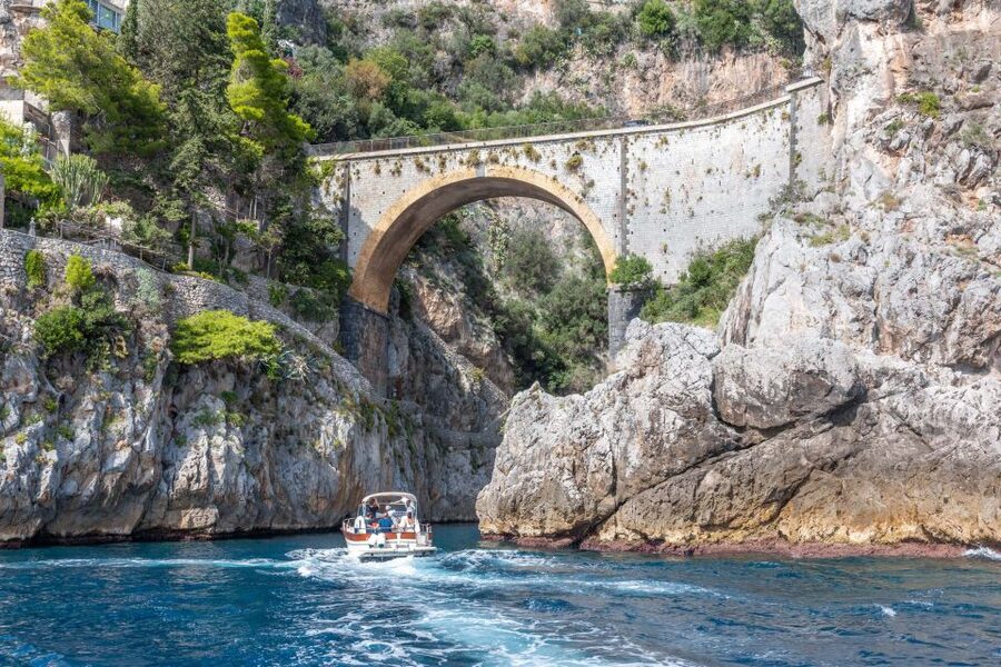 From Sorrento: Amalfi Coast Full-Day Trip by Boat - Along the Sorrento Coast and toward Nerano