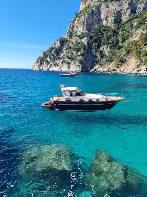 From Sorrento: Capri Boat Tour with Blue Grotto Visit - Swimming from the boat in Capri’s clear bays