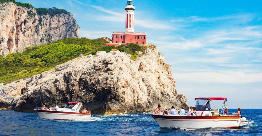 From Sorrento: Capri Island Boat Day Trip With Transfer - Leaving Sorrento by van and yacht