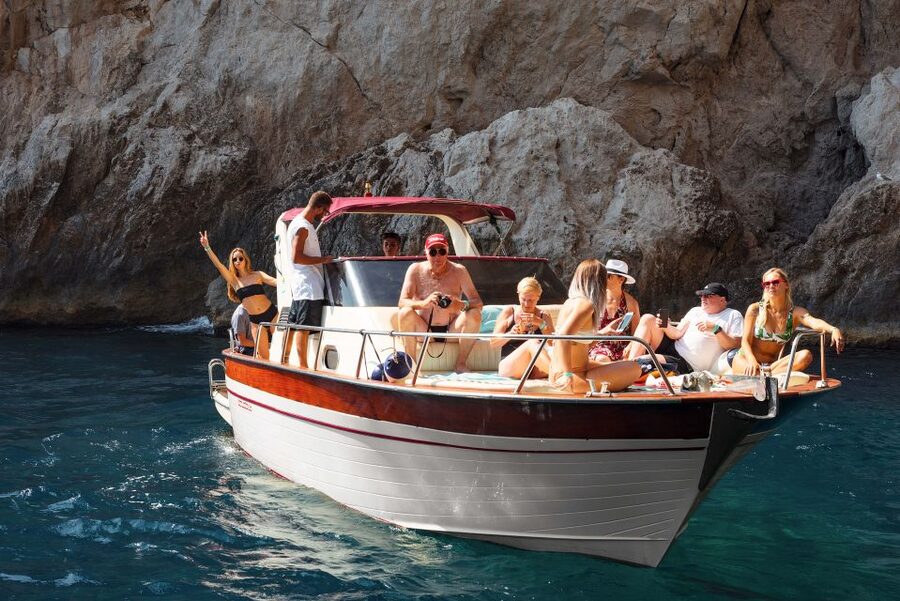 From Sorrento: Capri Island Boat Day Trip With Transfer - Returning around the island and back to Sorrento