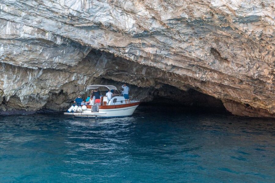 From Sorrento: Capri Island Day Trip with Boat Cruise - Swimming near Capri, with drinks on board