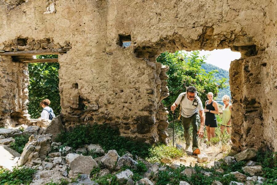 From Sorrento: Path of the Gods Guided Hike with Transfers - Leaving Sorrento for the mountain villages