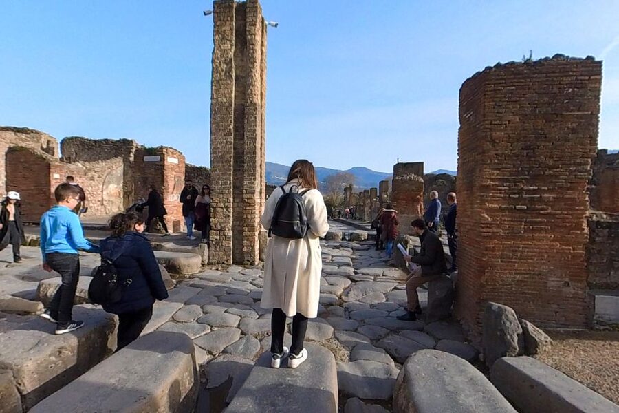 From Sorrento: Pompeii and Vesuvius Guided Tour with Lunch - Climbing Mount Vesuvius at 1,000 meters