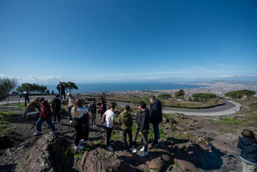 From Sorrento: Pompeii and Vesuvius Guided Tour with Lunch - The Forum and the Stabian Baths